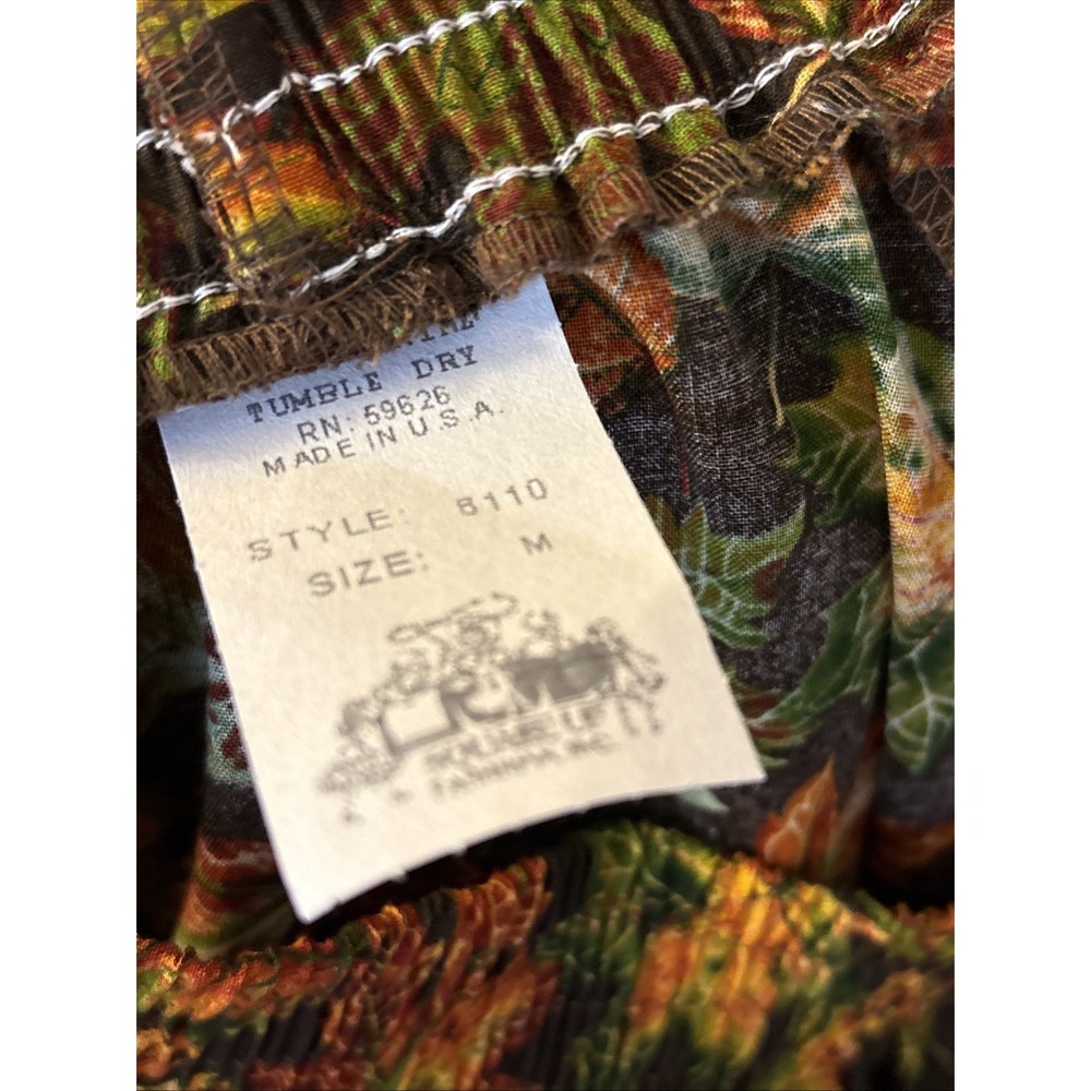 NWT Square Up Western Dancing Skirt Fall Leaves  Medium Lace Circle Skirt - Picture 6 of 6